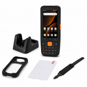 Комплект ТСД MERTECH MovFast S40 Android 13, 4GB/64GB (кредл без передачи, чехол, стекло, ремешок)