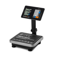 Торговые напольные весы M-ER 333 ACPU-32.5 с расч. стоимости LCD